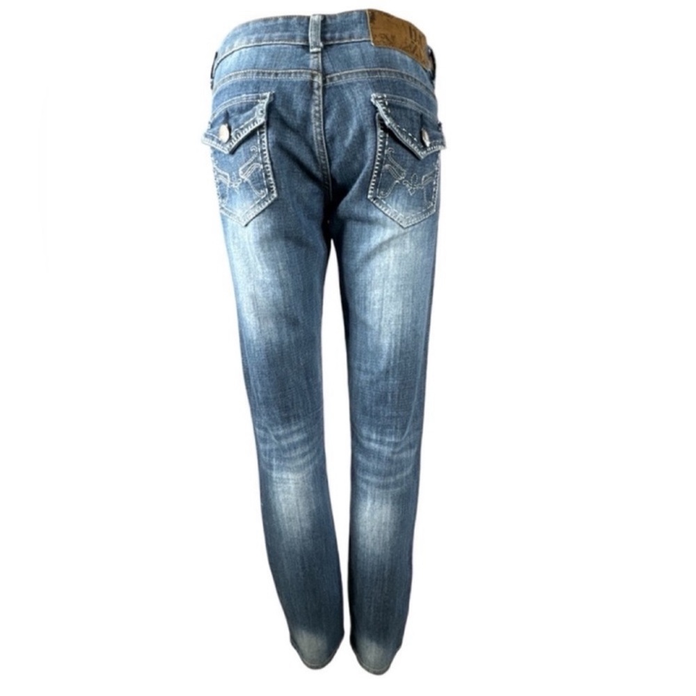 DAZL Low Rise Skinny Jeans, Decorative Pockets, Size 7. - Picture 2 of 12